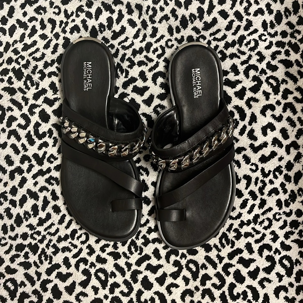 Michael kors ‘Bergen metallic’ sandal